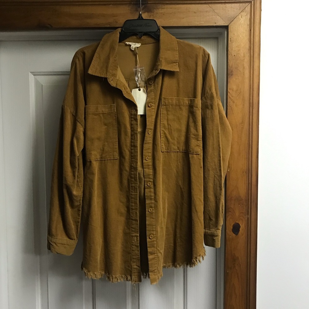Camel corduroy jacket
